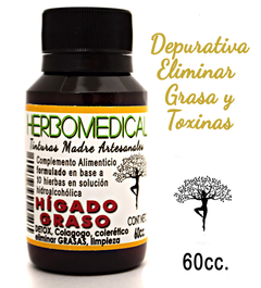 Tintura Madre HÍGADO GRASO, ESTEATOSIS - 60 ml.