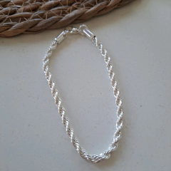 Pulsera Twist Acero Blanco