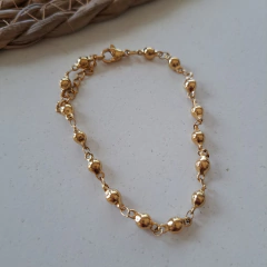 Pulsera Dots Acero Dorado