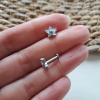 Tragus Flor Ópalo Acero