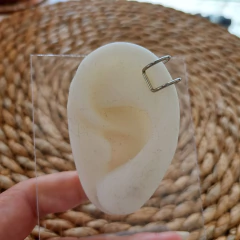 Earcuff Doble Línea Acero