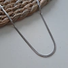 Cadena Snake Fina Acero