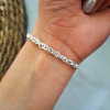 Pulsera Caroline Acero Blanco