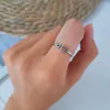 Anillo Square Acero