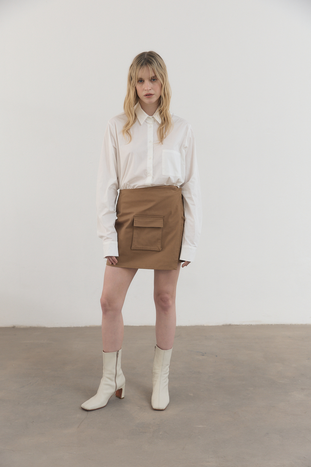 Falda Portafolio Cargo - Camel thumbnail 2