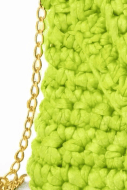 Bolsa de Ombro V Grande - Bolsa granny square (square) na internet