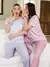 Maria Manuela - ART 1143 - Pijama de algodón manga corta y pantalón largo