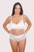 L&dia - Art 525 - Corpiño sin aro. Tricot lycra y puntilla elastizada. Media taza interna forrada en jersey de algodón - comprar online