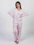 Maria Manuela - Art 656 - Pijama de morley estampado con detalles de puntilla