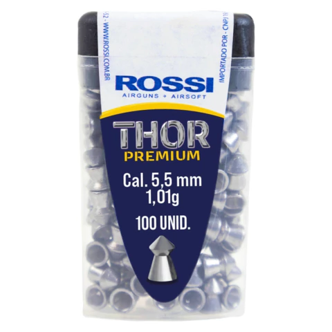 Chumbinho Thor Premium 5,5 mm Rossi (100 un)