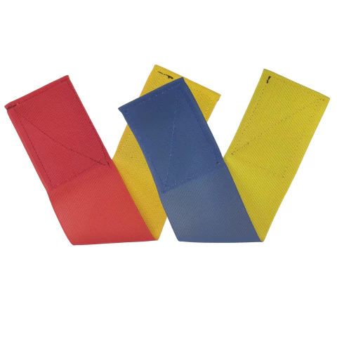 Par Braçadeira Dupla Face Azul/Vermelho/Amarelo Airsoft