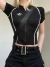 Cropped Y2K manga curta - comprar online