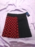 Saia preto e vermelho - comprar online