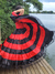 Imagem do ENCOMENDA/SOB MEDIDA - Saia Preto e vermelho Faixas