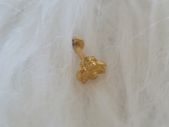 Labret Abelhinha Gold Aço