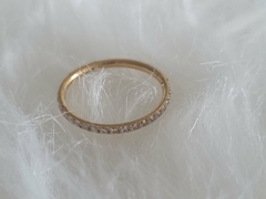 Segmento Zircônias Cravejadas Titânio Gold - comprar online