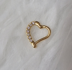 Coração Clicker PVD Gold