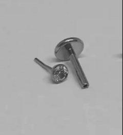 Labret Titânio Push Pin 8mm X 0,8mm