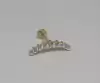 Cluster Titânio Gold 24K Arqueado Nine