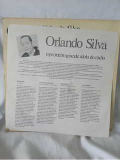 Lp Orlando Silva - Os Ídolos Do Rádio Vol.1 - comprar online