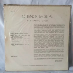 Lp Beniamino Gigli - O Tenor Imortal Vol.1 - comprar online
