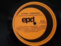 Lp Quinteto De Cordas De São Paulo - Eterna Lembrança 1975 na internet