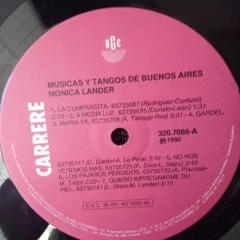 Lp Monica Lander - Musicas Y Tangos De Buenos Aires (1990) na internet
