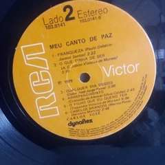 Lp Carlos José - Meu Canto De Paz - Sebo Casa Laranja