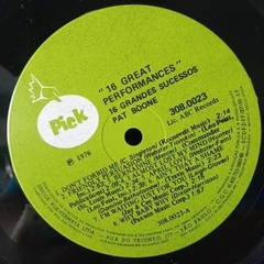 Lp Pat Boone - 16 Grandes Sucessos - Sebo Casa Laranja