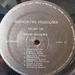 Lp Grupo Miloueber - Salmo 100 - Sebo Casa Laranja