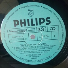 Lp Victor Heredia - Solo Quiero La Vida - Gospel Importado - loja online