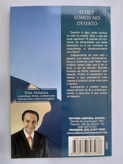 LIVRO O QUE SOMOS NO DESERTO - SILAS MALAFAIA - comprar online