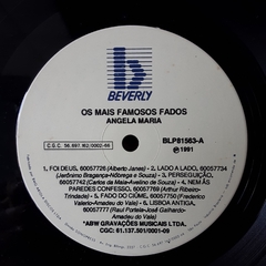 LP Angela Maria - Os Mais Famosos Fados - Sebo Casa Laranja