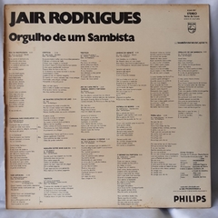 Lp Jair Rodrigues - Orgulho de um Sambista (1973) - comprar online