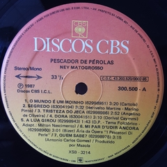 Lp Ney Matogrosso - Pescador De Pérolas (1987) - Com Encarte - loja online
