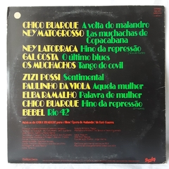 Lp Chico Buarque Apresenta Malandro - comprar online