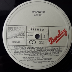 Lp Chico Buarque Apresenta Malandro na internet