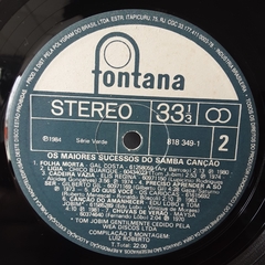 Lp Os Maiores Sucessos Do Samba Canção (1984) - Sebo Casa Laranja