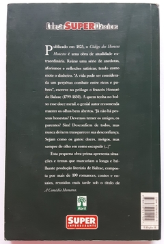 LIVRO CÓDIGO DOS HOMENS HONESTOS - HONORÉ DE BALZAC - comprar online