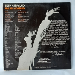 LP BETH CARVALHO - PRÁ SEU GOVERNO (1974) - comprar online
