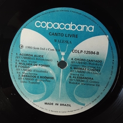 LP WALESKA - Canto Livre (1990) - Sebo Casa Laranja
