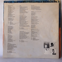Lp Emilio Santiago - Aquarela Brasileira 5 (1992) - COM ENCARTE [D2] na internet