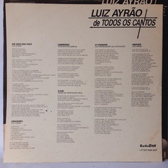 LP LUIZ AYRÃO - TODOS OS CANTOS (1987) - COM ENCARTE na internet