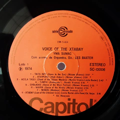 LP YMA SUMAC AND MOISES VIVANCO - VOICE OF THE XTABAY (1974) - Sebo Casa Laranja