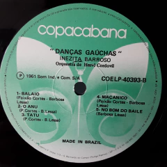 LP INEZITA BARROSO - DANÇAS GAUCHAS (1961) na internet