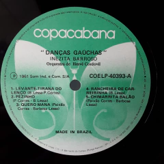 LP INEZITA BARROSO - DANÇAS GAUCHAS (1961) - Sebo Casa Laranja