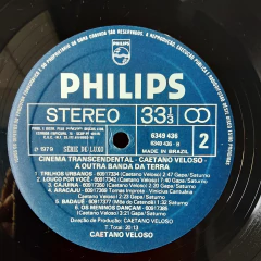LP CAETANO VELOSO - CINE TRANSCENDENTAL- A OUTRA BANDA DA TERRA (1979) - COM ENCARTE