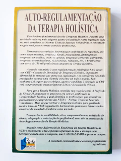LIVRO AUTO-REGULAMENTAÇÃO DA TERAPIA HOLÍSTICA - HENRIQUE VIERA FILHO - comprar online
