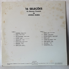 LP ANGELA MARIA - 16 SELEÇÕES DE SUCESSOS (1975) - comprar online