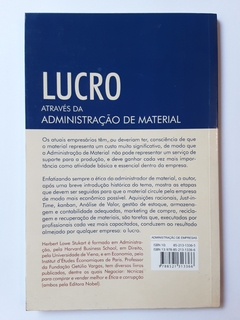 LIVRO LUCRO ATRAVÉS DA ADMINISTRAÇÃO DE MATERIAL - HEBERT LOWE STUKART - comprar online